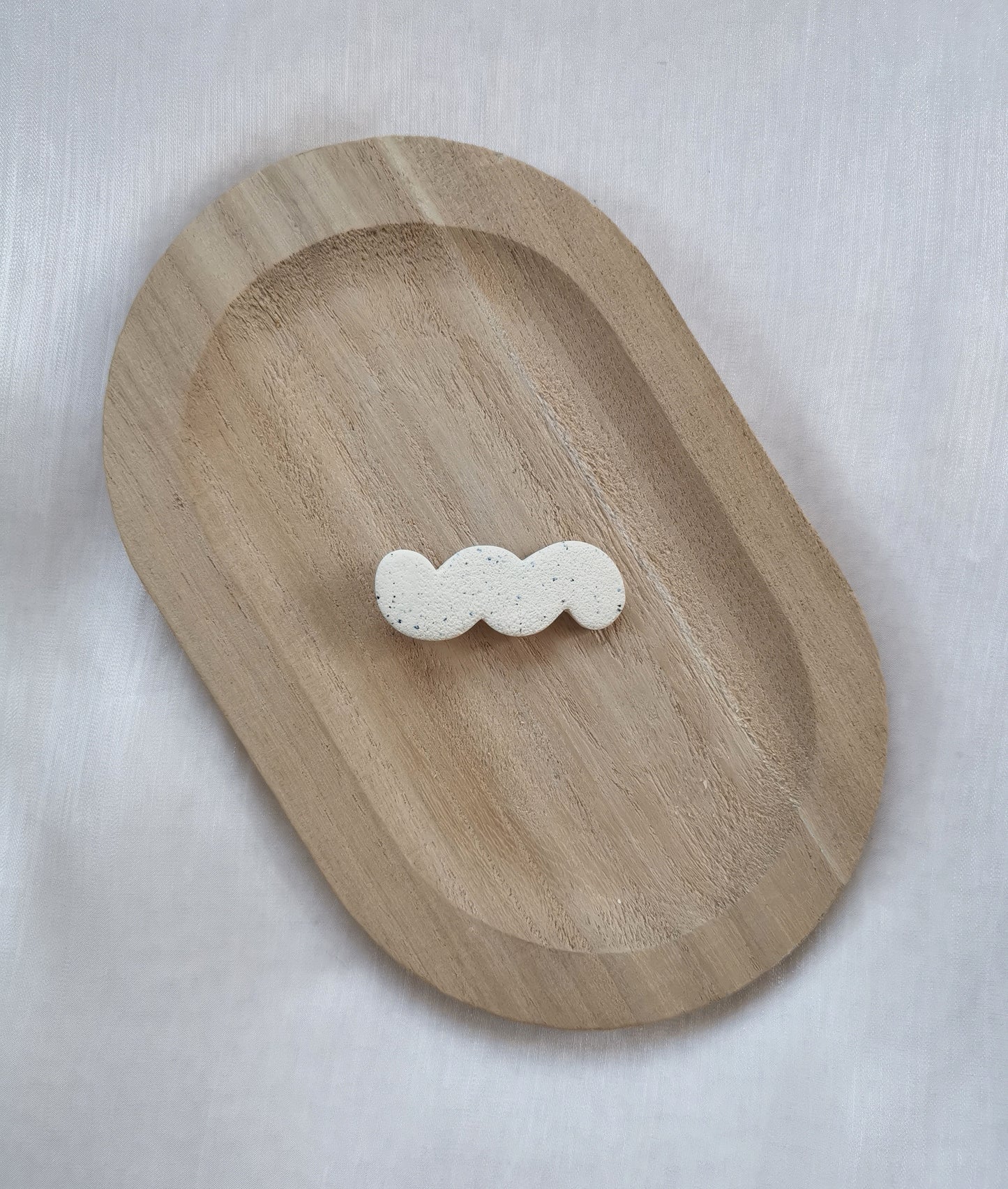 Creamy Speckles Hairclip