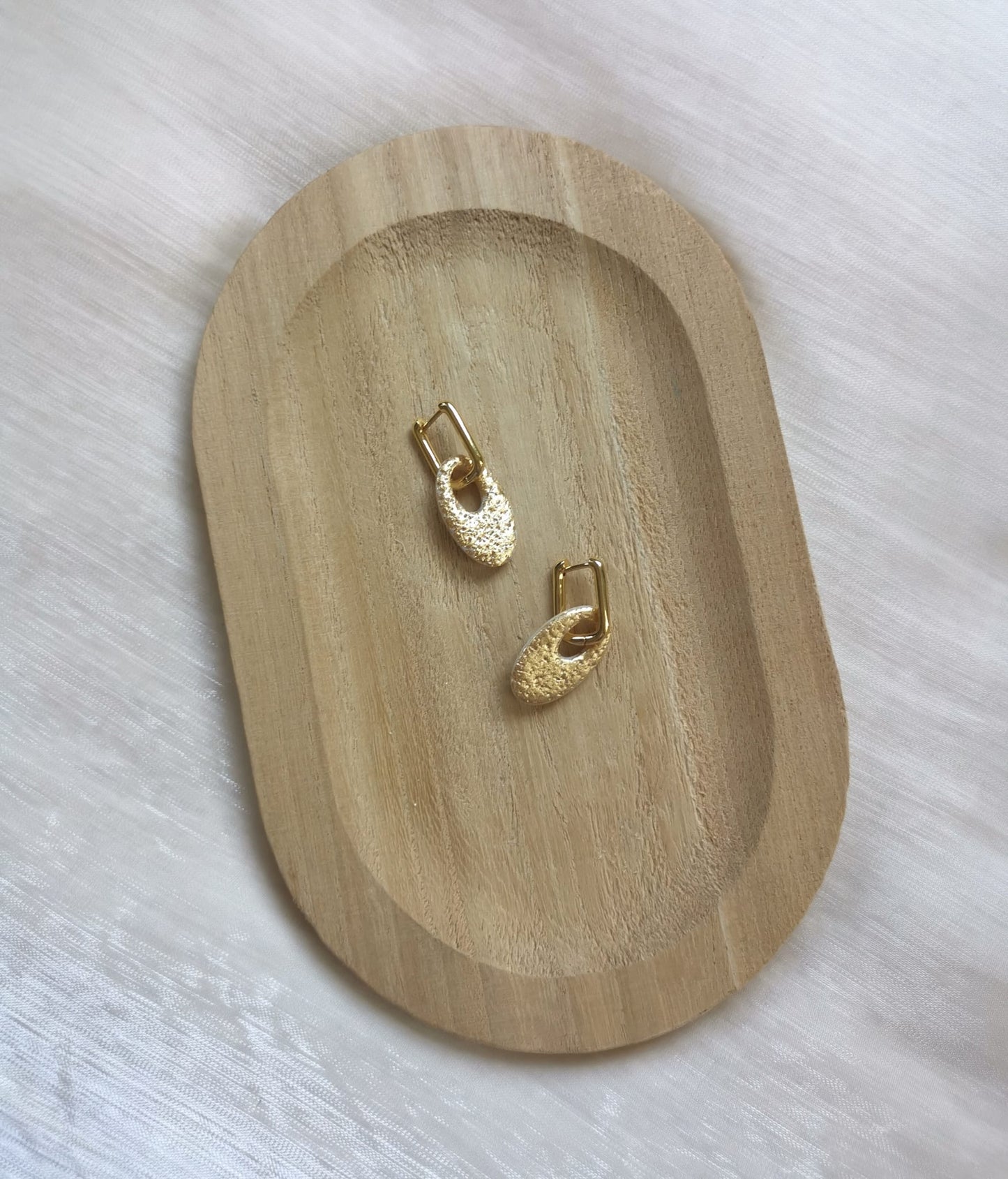 Golden Floral Ovals