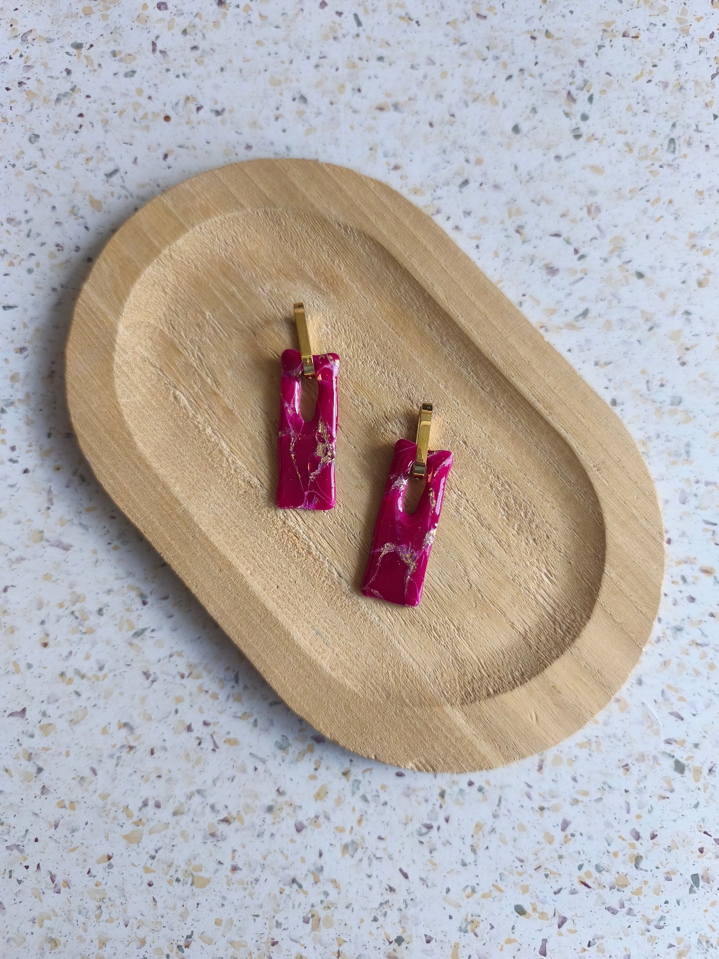 Wildberry Soul Rectangle Hoops