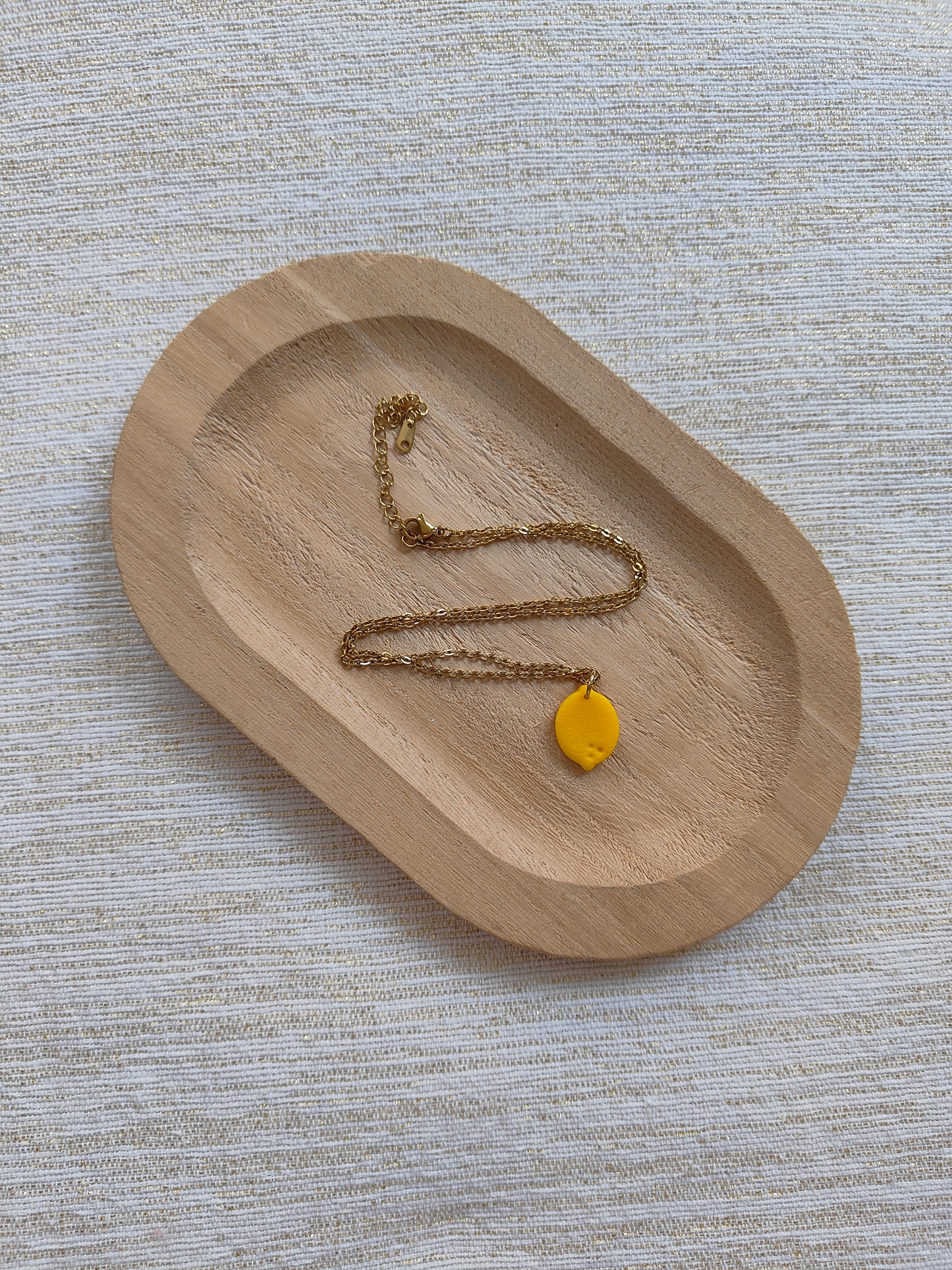 Tropical Paradise Lemon Necklace