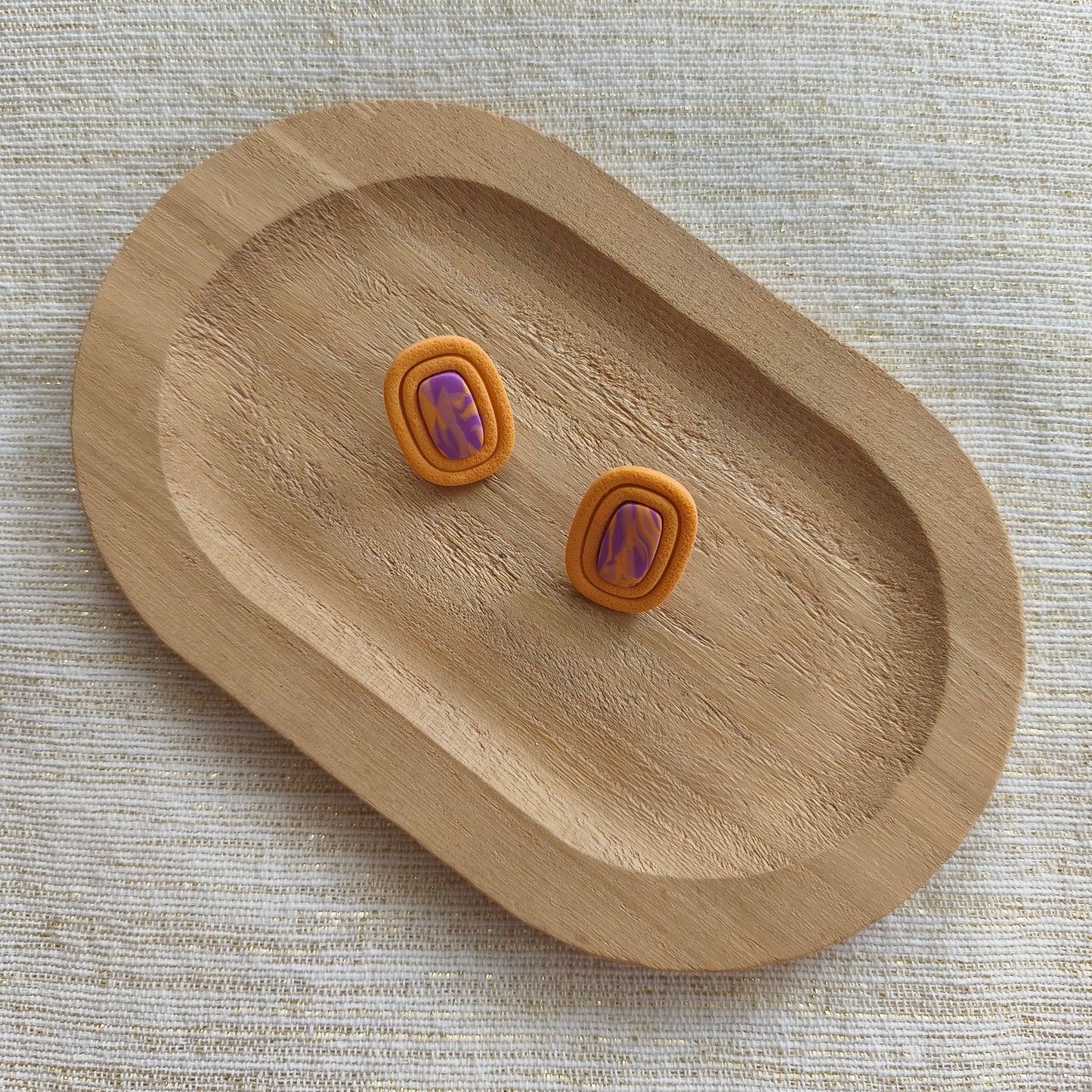 Summer Vibes Rectangle Studs