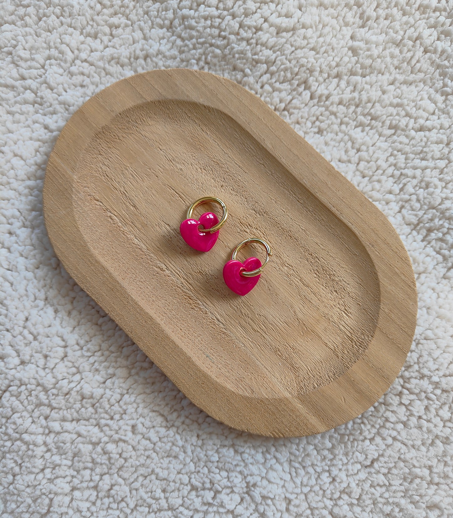 Sweetheart Hoops Fuchsia