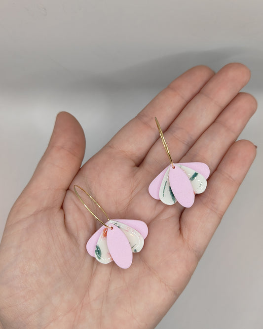 Give me Flowers Butterfly Hoops