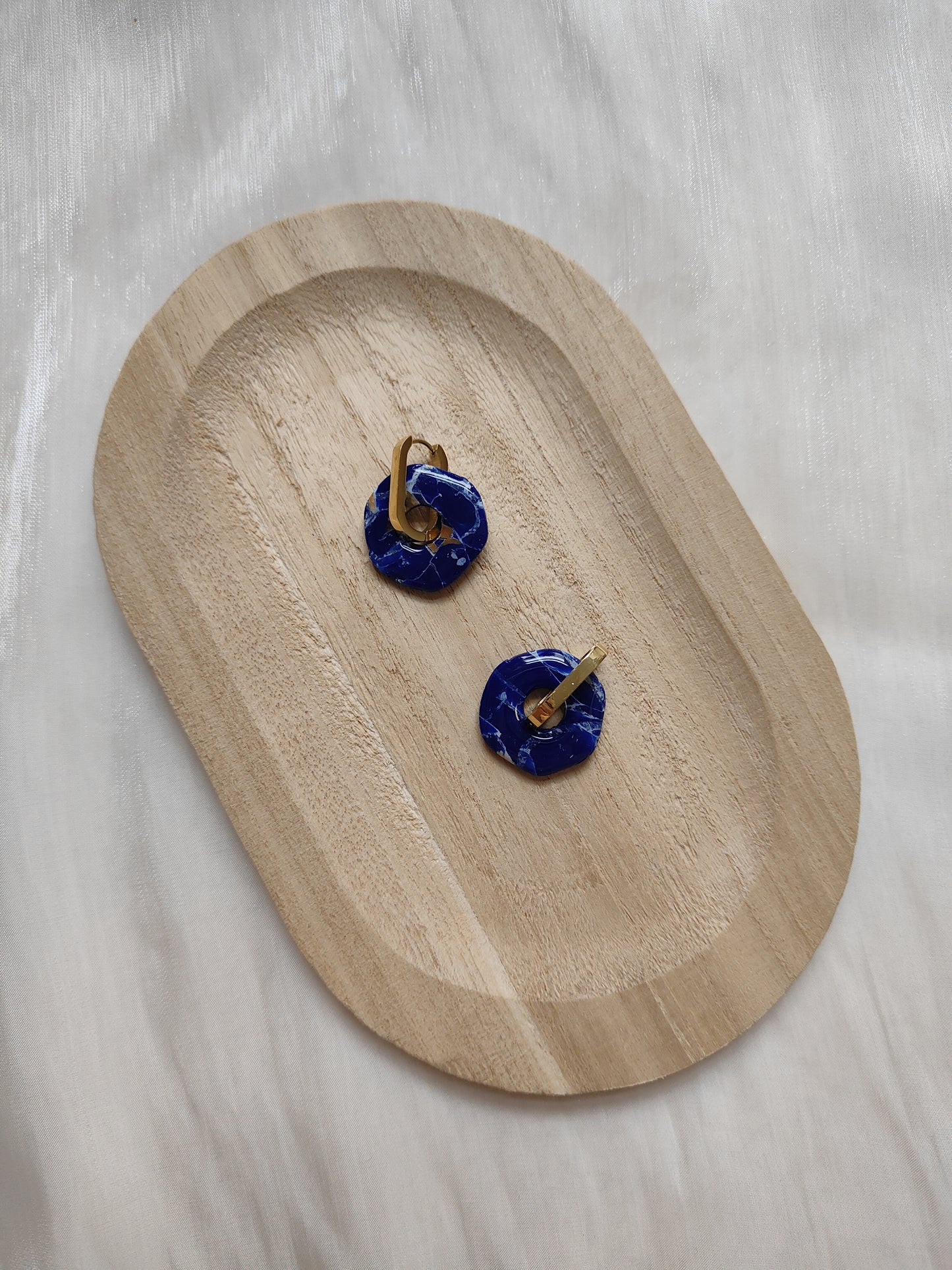 Ultramarine Round Hoops