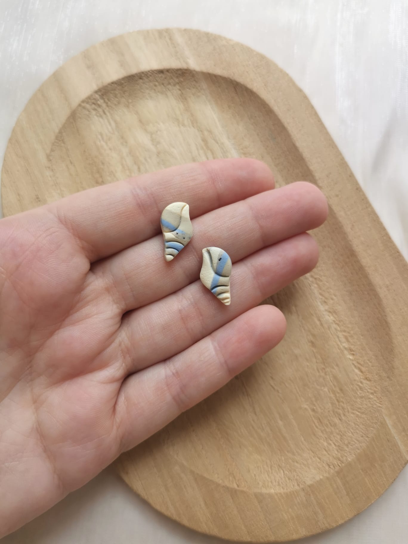 Sea Breeze Shell Studs