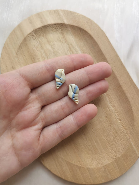 Sea Breeze Shell Studs