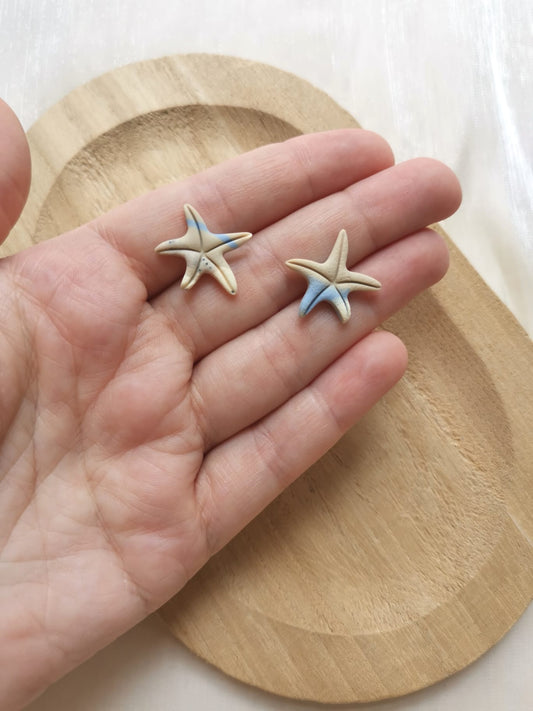 Sea Breeze Star Studs