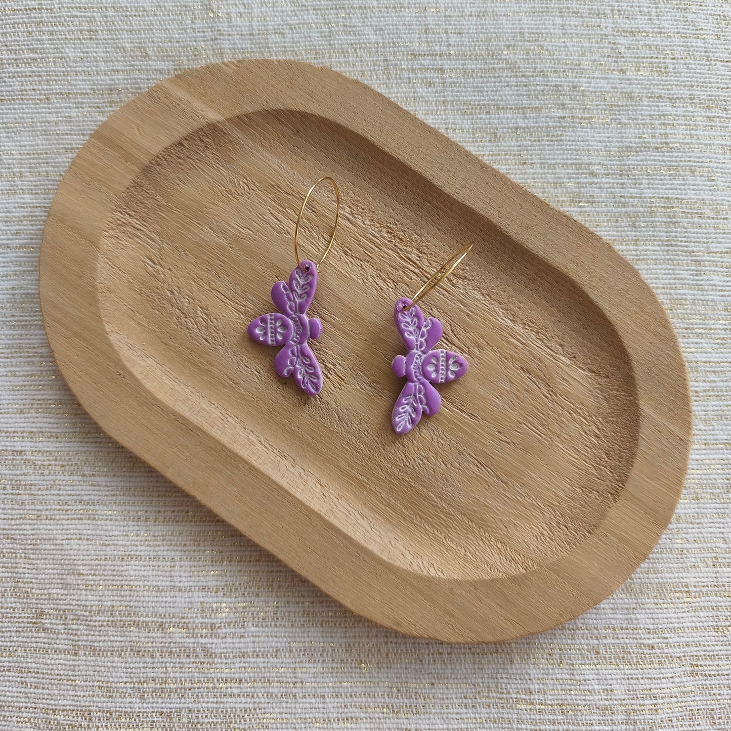 Summer Vibes Bee Hoops