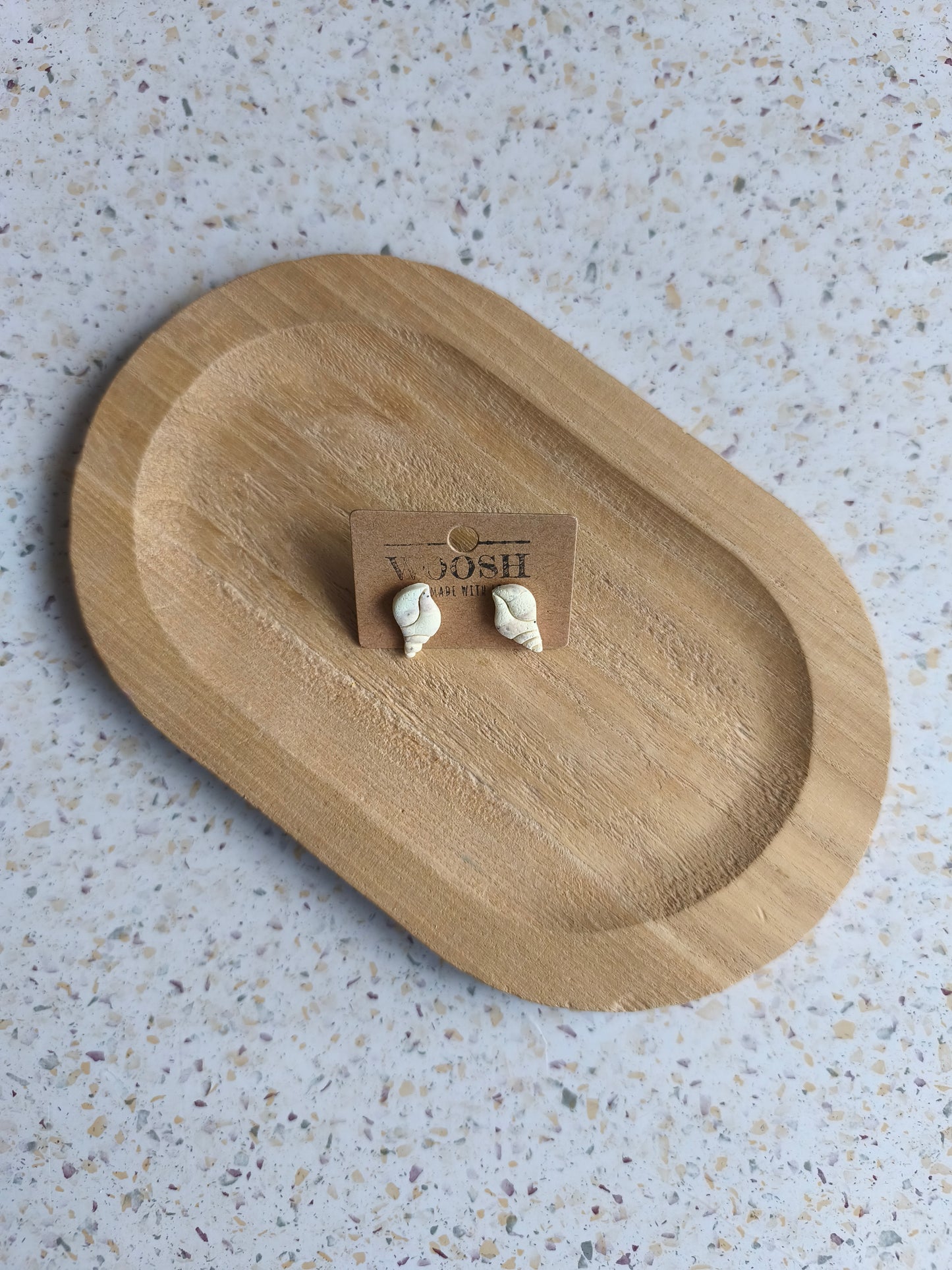 Sea Breeze Shell Studs
