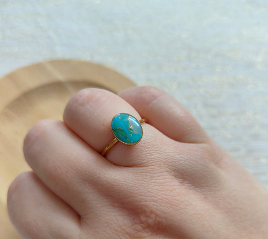 Echoes of Earth Oval Ring
