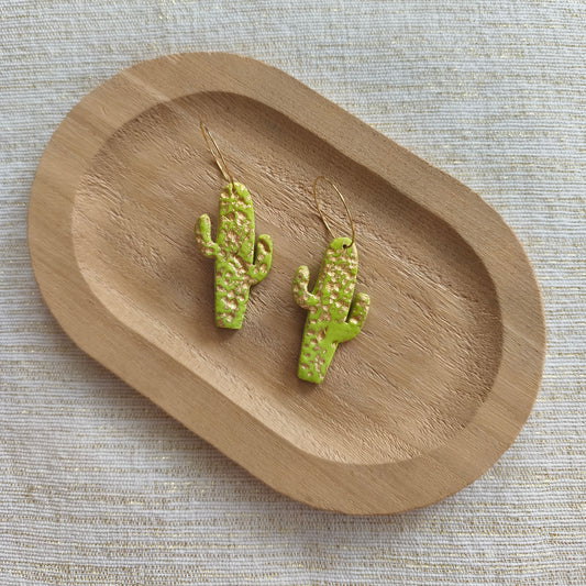 A la Mexicana Cactus Hoops