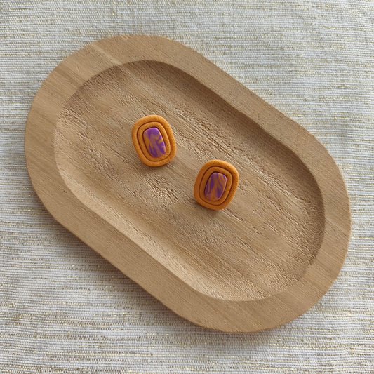 Summer Vibes Rectangle Studs