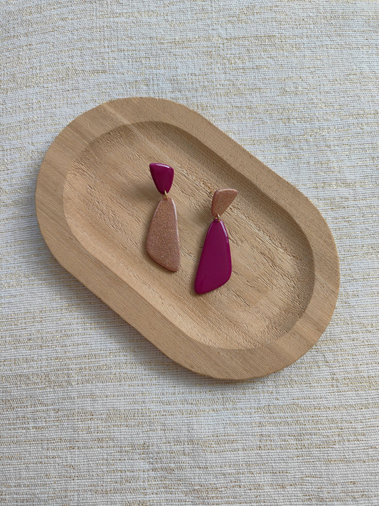 Plum Stardust Triangle