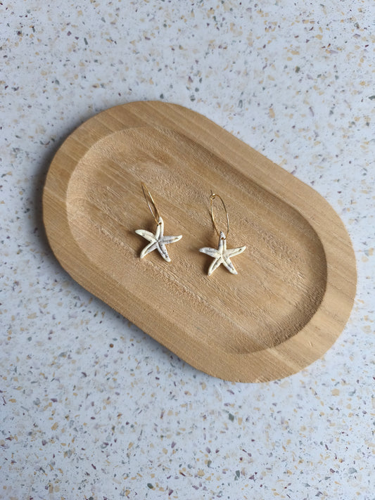 Sea Breeze Sea Star Hoops