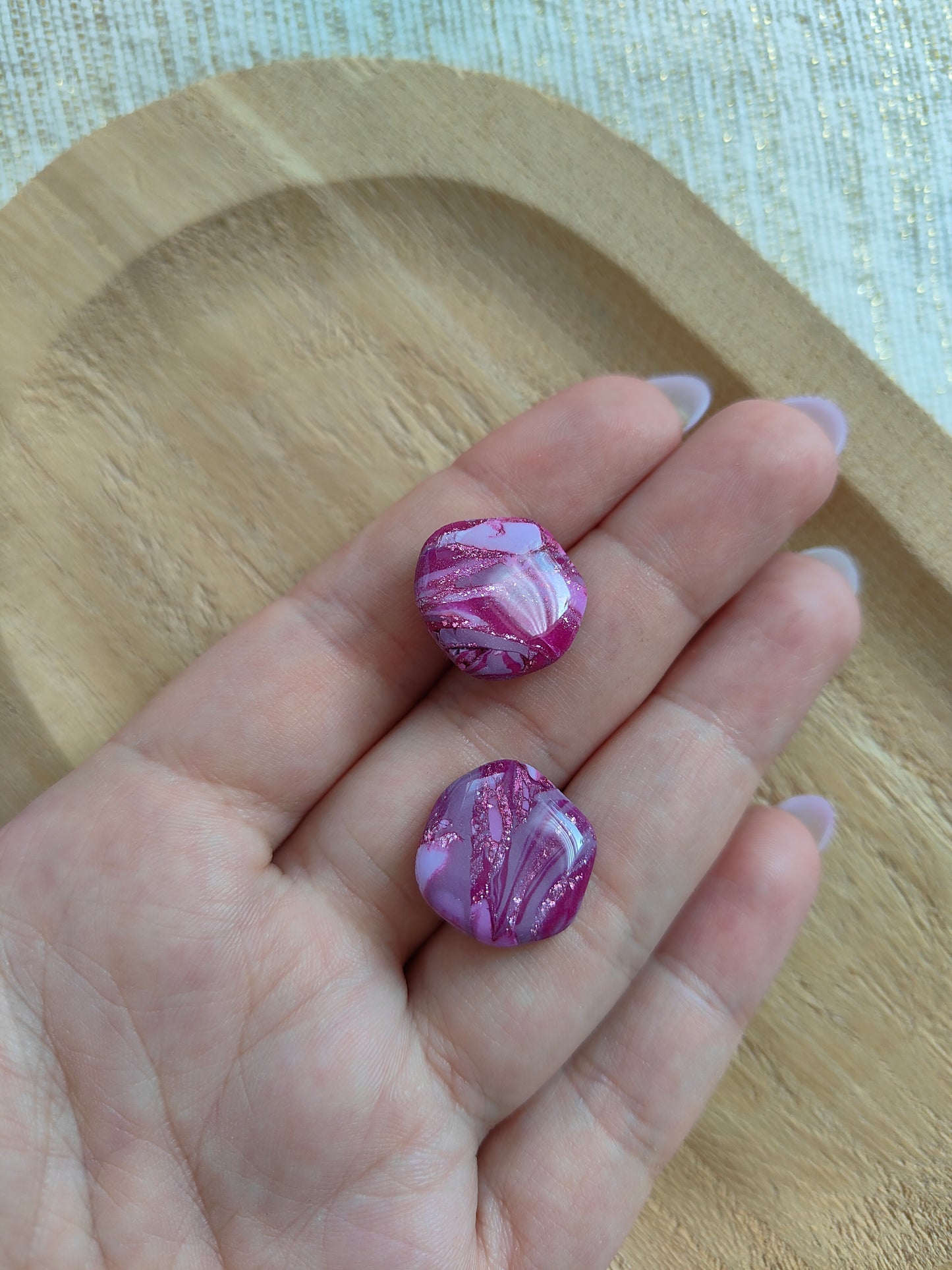 Violet Eclipse Studs