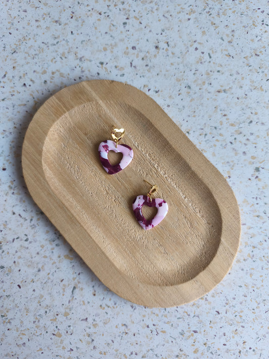 Pink Confetti Hearts