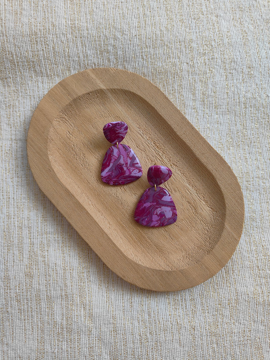 Violet Eclipse Dangles