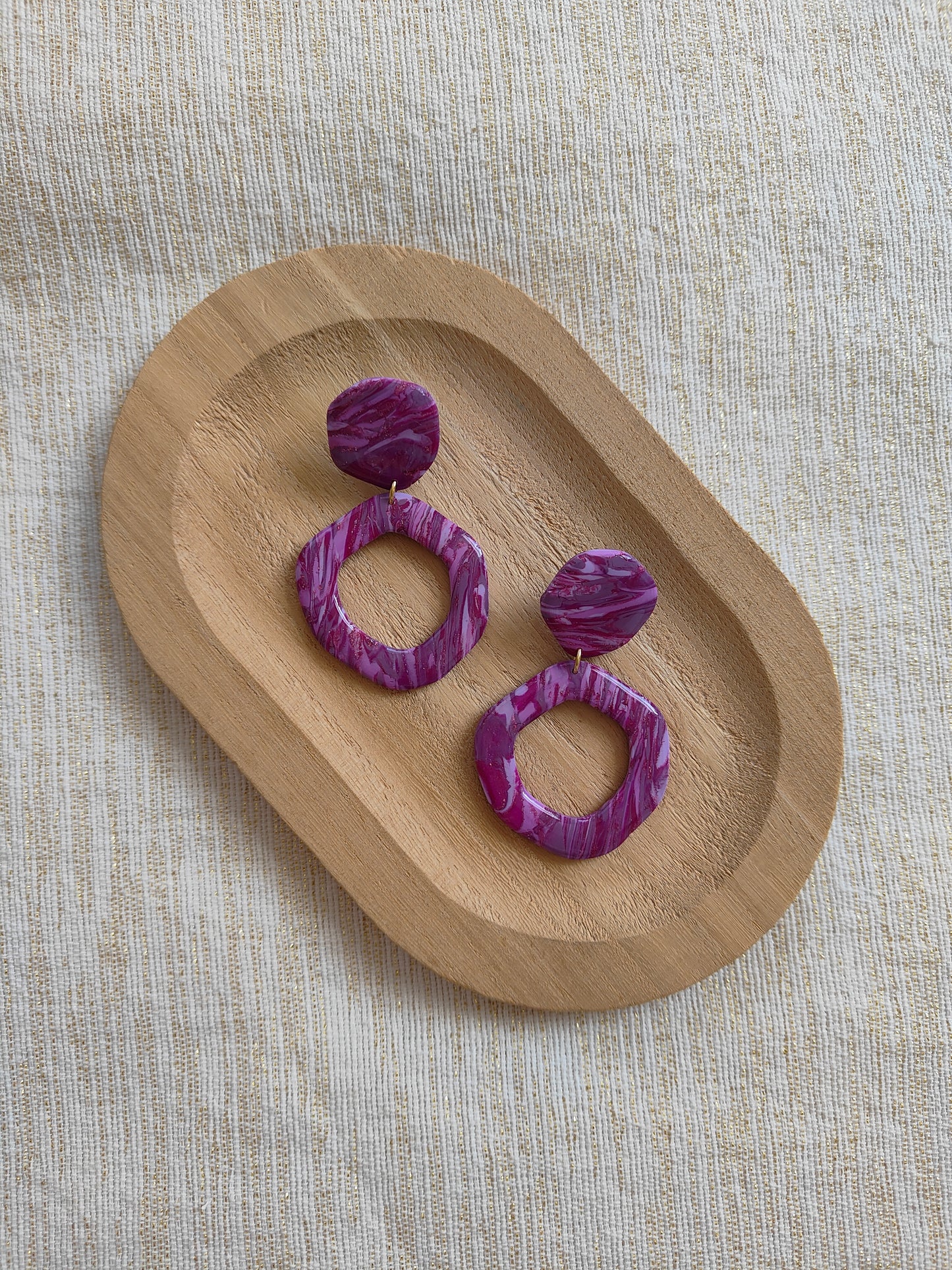Violet Eclipse Big Dangle
