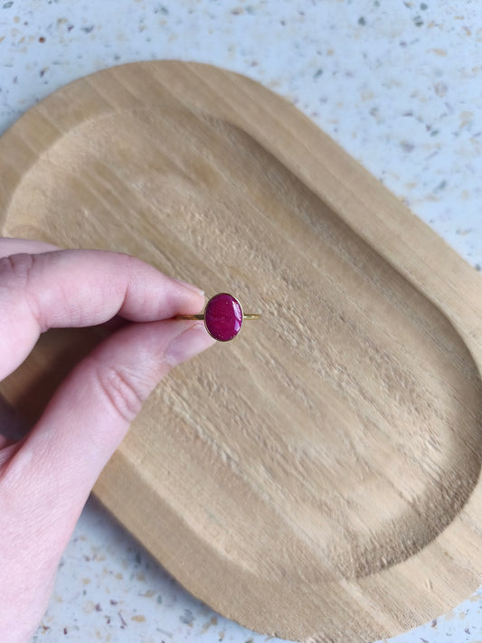 Wildberry Soul Oval Ring