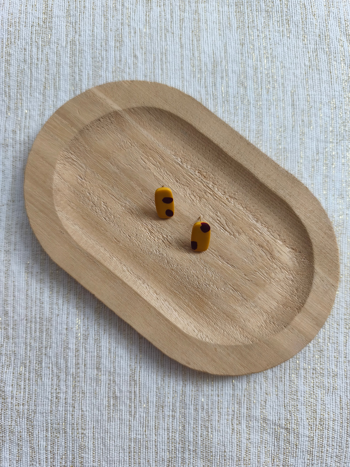 Saffron Soul Studs