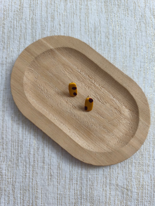 Saffron Soul Studs