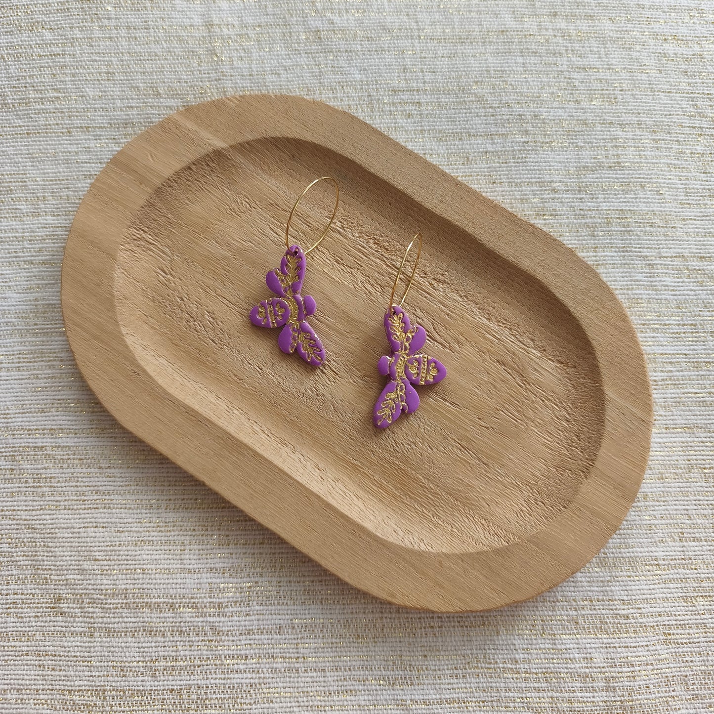 Summer Vibes Bee Hoops
