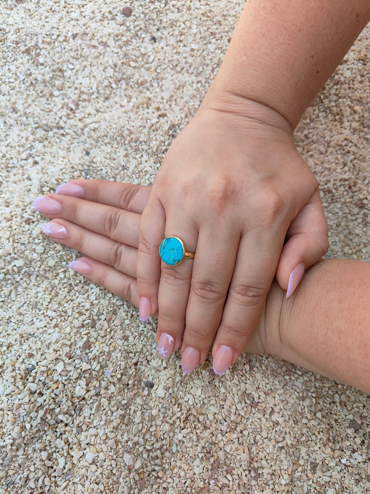 Echoes of Earth Round Ring